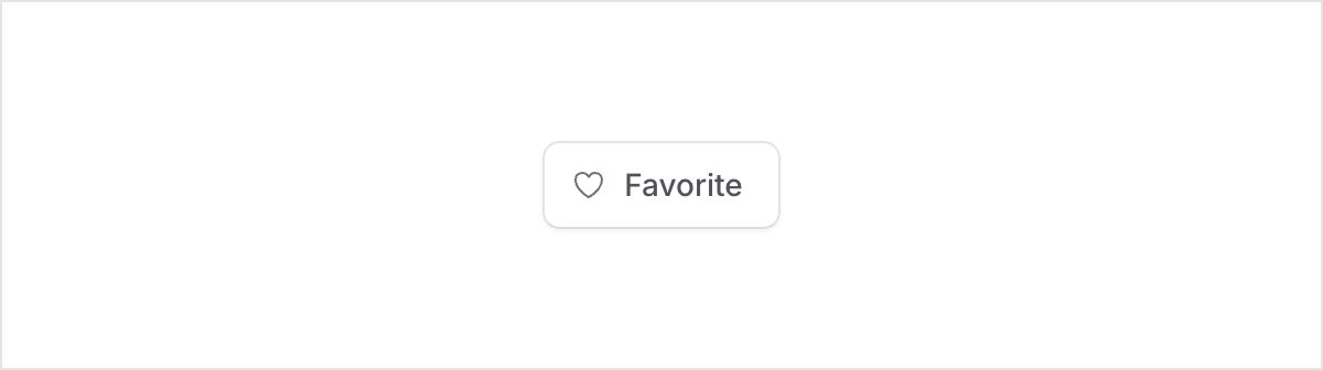 A Favorite toggle with a heart icon and visible text label